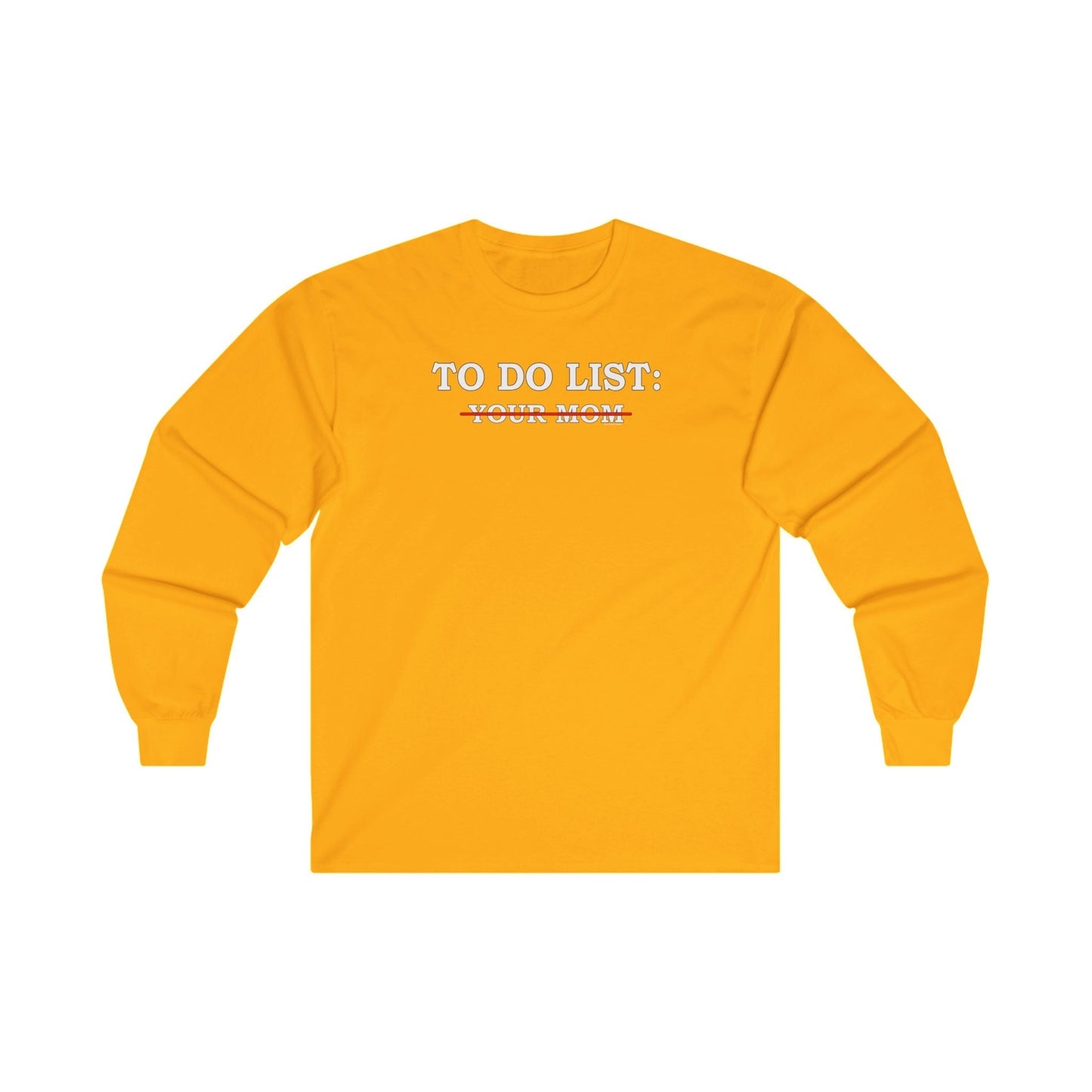 To Do List Long Sleeve Tee The Devil's Pickle