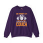 The Hardest Lift Of All Is Getting Off The Couch Crewneck Sweatshirt The Devil's Pickle
