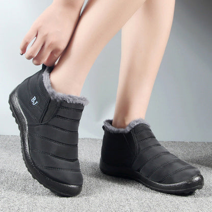 Women’s Warm Padded Lightweight Cotton Boots – Cozy Winter Non-Slip Outdoor Ankle Boots FitiqueFit