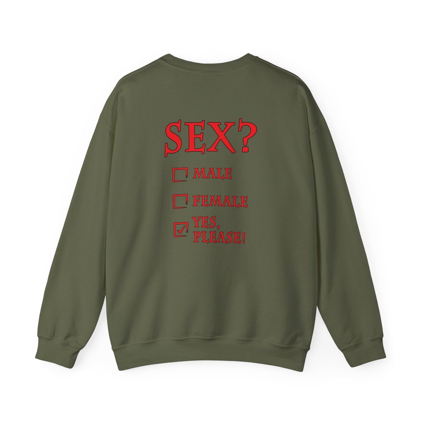 Sex? Yes, Please Crewneck Sweatshirt The Devil's Pickle