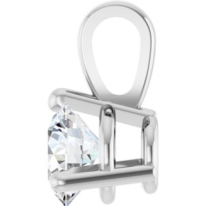 Platinum 1/4 CT Lab-Grown Diamond Pendant Ethereal Legacy Boutiques