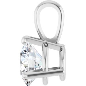 Platinum 3/4 CT Lab-Grown Diamond Pendant Ethereal Legacy Boutiques