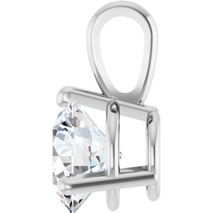 Platinum 1/2 CT Lab-Grown Diamond Pendant Ethereal Legacy Boutiques