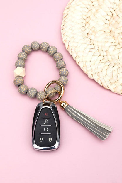 Leopard Beaded Key Ring Shop Style & More | Fresh Looks, Everyday Deals & Free Shipping