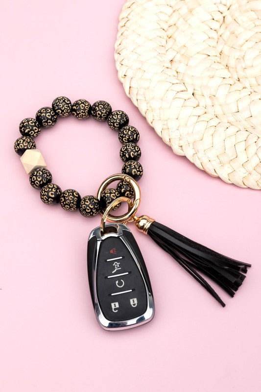 Leopard Beaded Key Ring Shop Style & More | Fresh Looks, Everyday Deals & Free Shipping