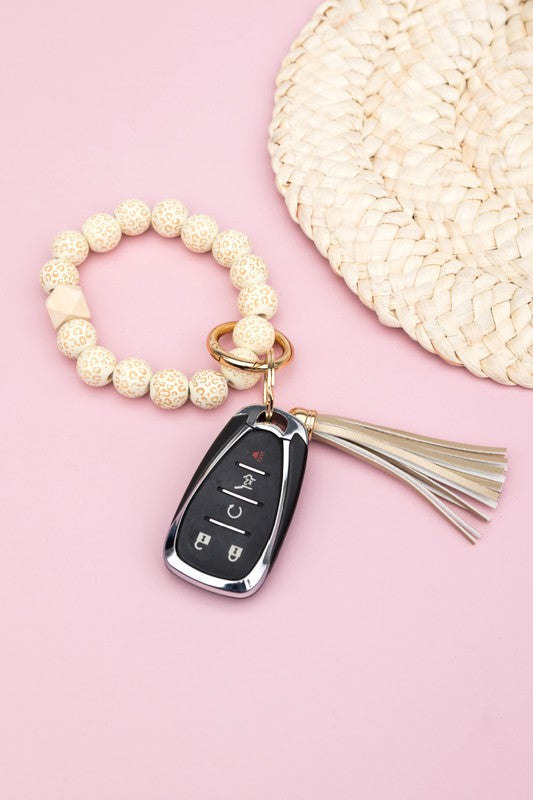 Leopard Beaded Key Ring Shop Style & More | Fresh Looks, Everyday Deals & Free Shipping
