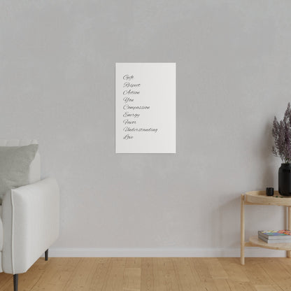 Matte Canvas, Stretched, 0.75" Grayceful LLC