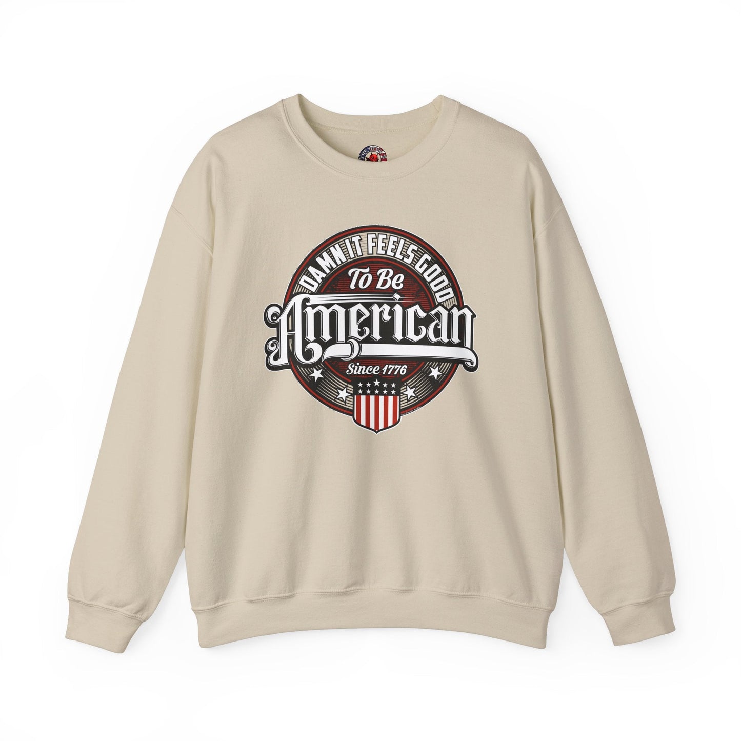 Damn it Feels Good To Be American Crewneck Sweatshirt The Devil's Pickle