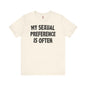 My Sexual Preference Is Often T-Shirt The Devil's Pickle