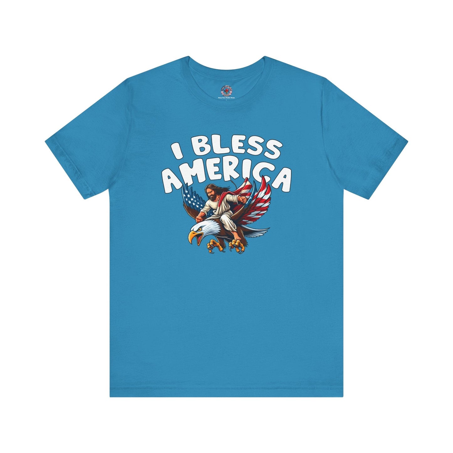 I Bless America T-Shirt The Devil's Pickle