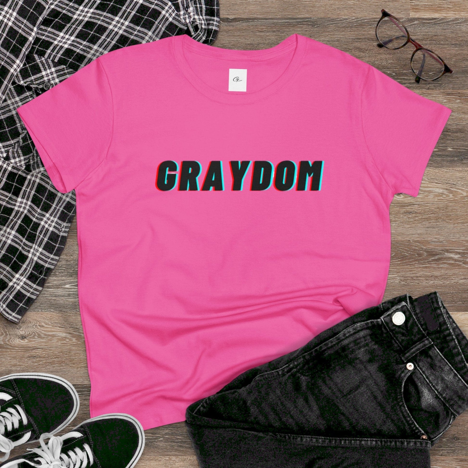 Graydom Women's Midweight Cotton Tee Graydom Grayceful LLC