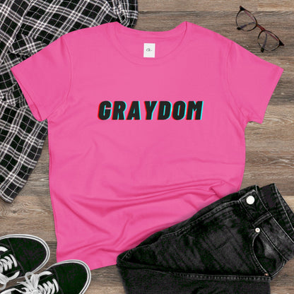 Graydom Women's Midweight Cotton Tee Graydom Grayceful LLC