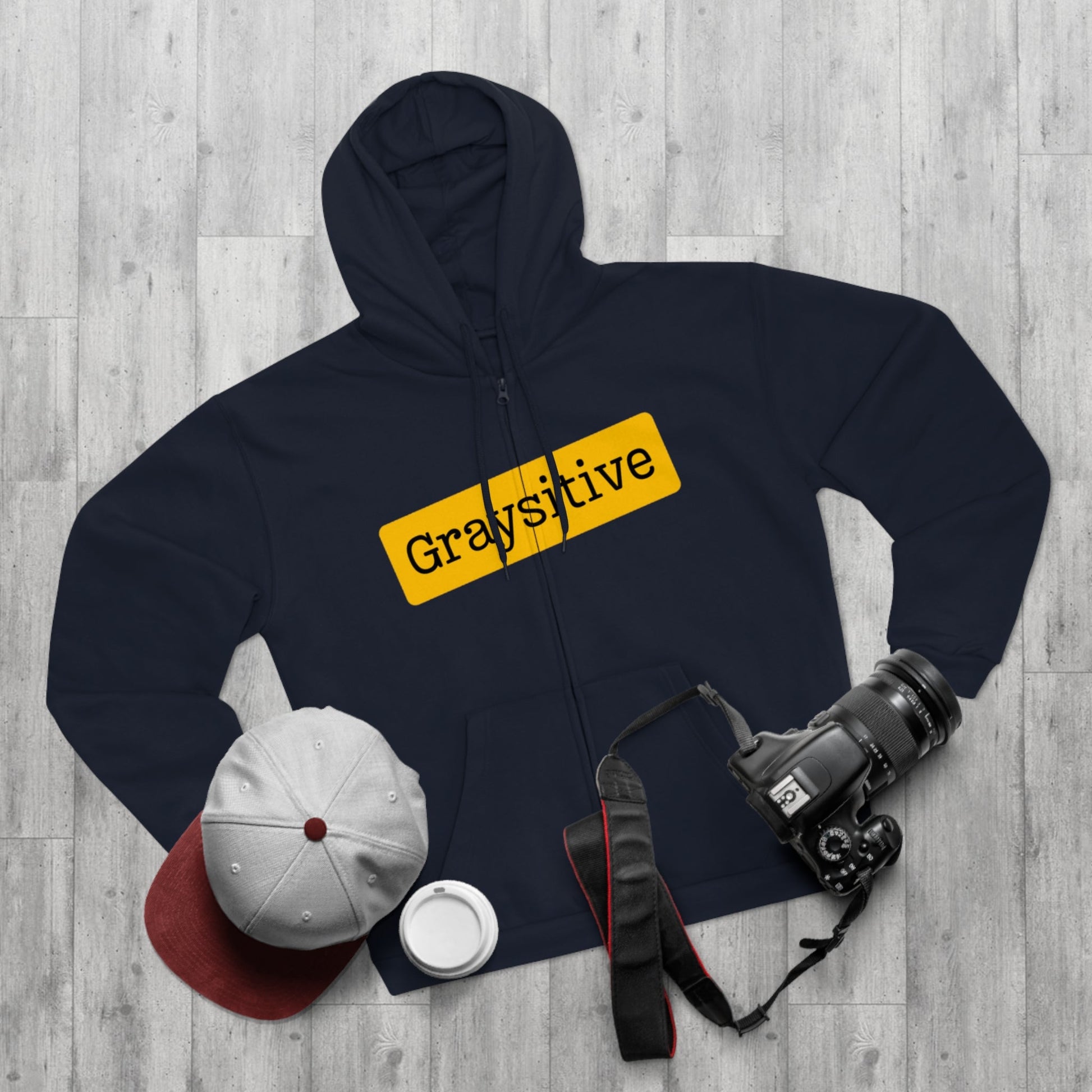 Unisex Hooded Zip Sweatshirt Grayceful LLC