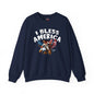 I Bless America Crewneck Sweatshirt The Devil's Pickle