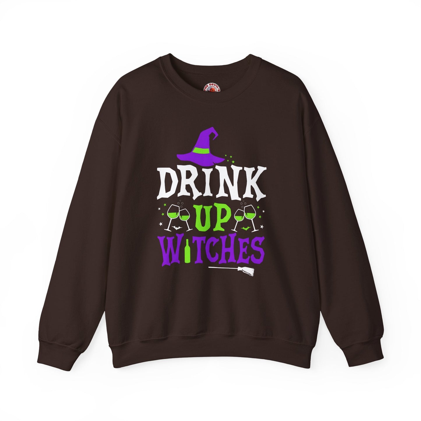 Drink Up Witches Crewneck Sweatshirt The Devil's Pickle