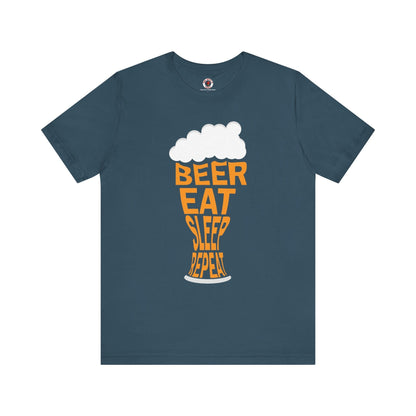 Beer Eat Sleep Repeat T-Shirt The Devil's Pickle