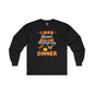 I Was Thinner Before Thanksgiving Dinner Long Sleeve Tee The Devil's Pickle