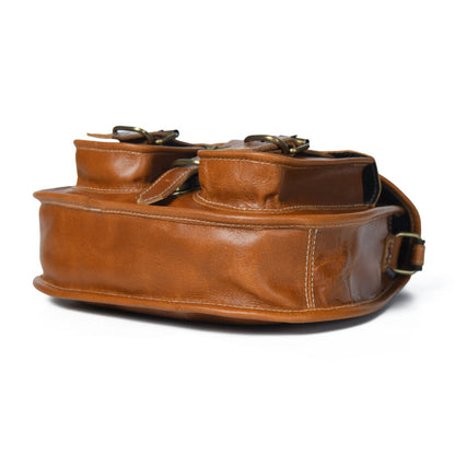 2-Pocket Leather Sling For Women Classy Leather Bags
