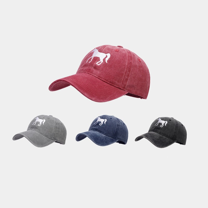 Horsing Around Distressed Cowgirl Baseball Cap Country in My Heart