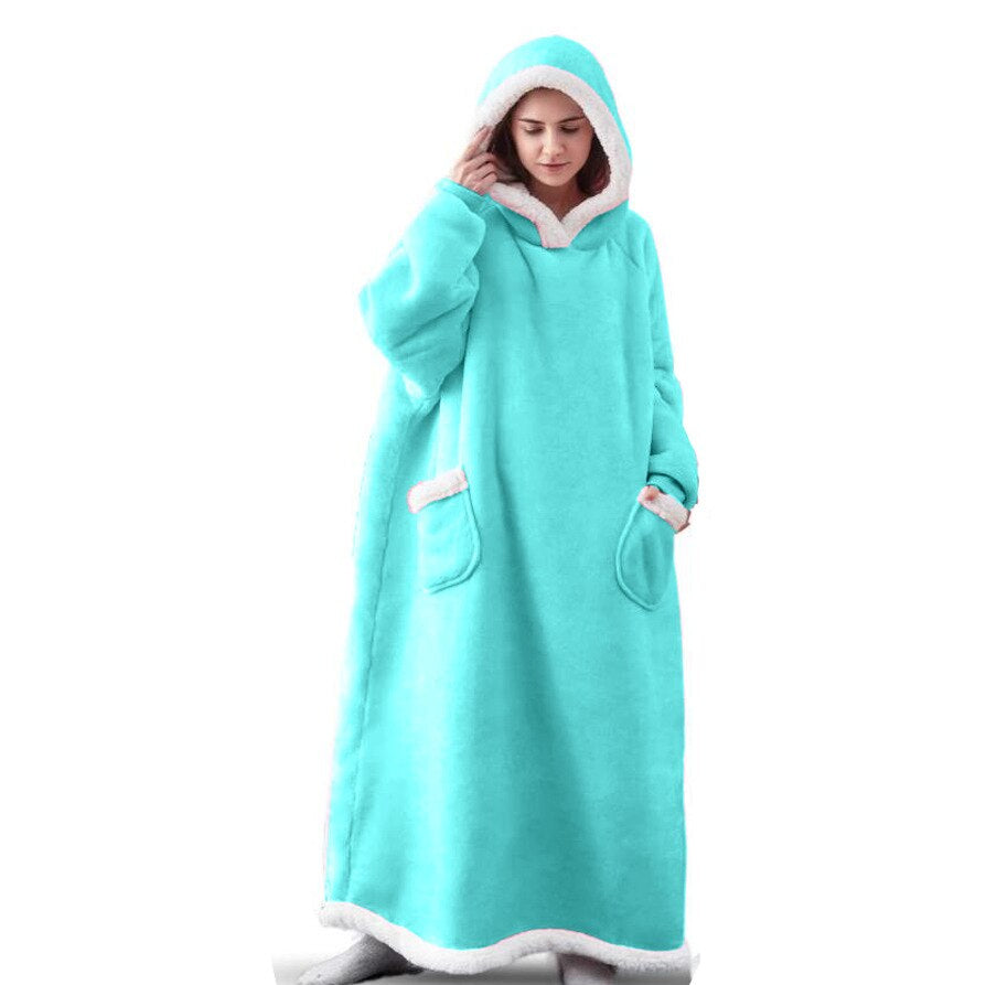 Oversized Wool Hoodie Blanket ViralGalleria.com