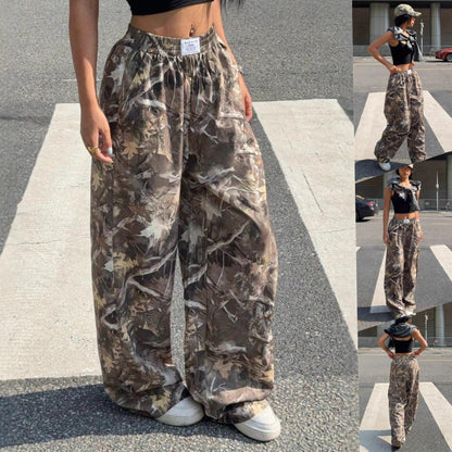 Women's Y2K Camouflage Cargo Pants FitiqueFit