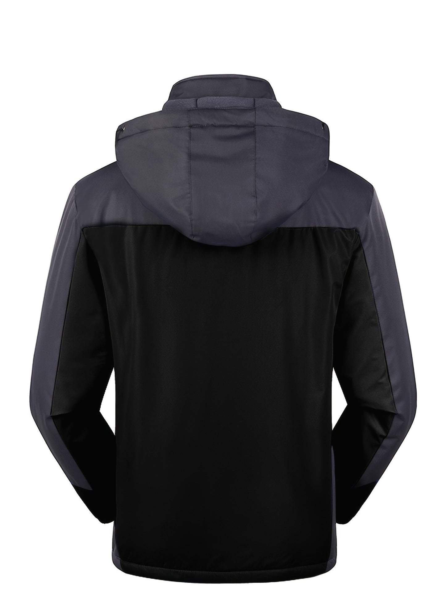 Men'S Outdoor Storm Jacket | Warm, Breathable, Thick Pile, Stand Collar, Regular Fit, Blue Color, Casual Style, Zipper Detail, Suitable for Spring, Autumn, Winter NovaCart