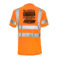 Exhausted - Reflective Safety T-Shirt Armed American Supply