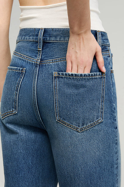 The Cityer Crop Wide Jeans HJ009 Hey Joanie