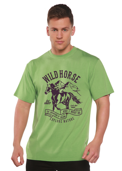 Wild Horse Spun Bamboo® Men's Bamboo Viscose/Organic Cotton Short Sleeve Graphic T-Shirt Spun Bamboo