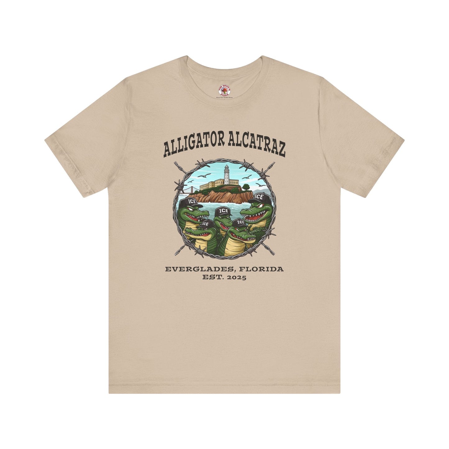 Alligator Alcatraz T-Shirt The Devil's Pickle