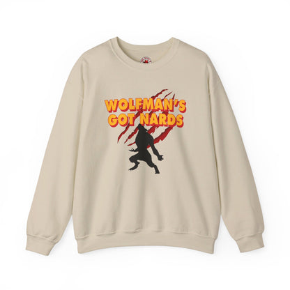 Wolfman's Got Nards Crewneck Sweatshirt The Devil's Pickle