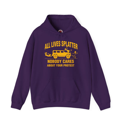 All Lives Splatter Hooded Sweatshirt The Devil's Pickle