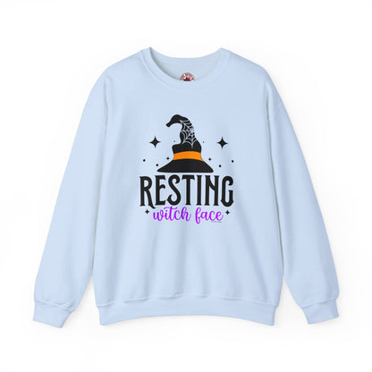 Resting Witch Face Crewneck Sweatshirt The Devil's Pickle