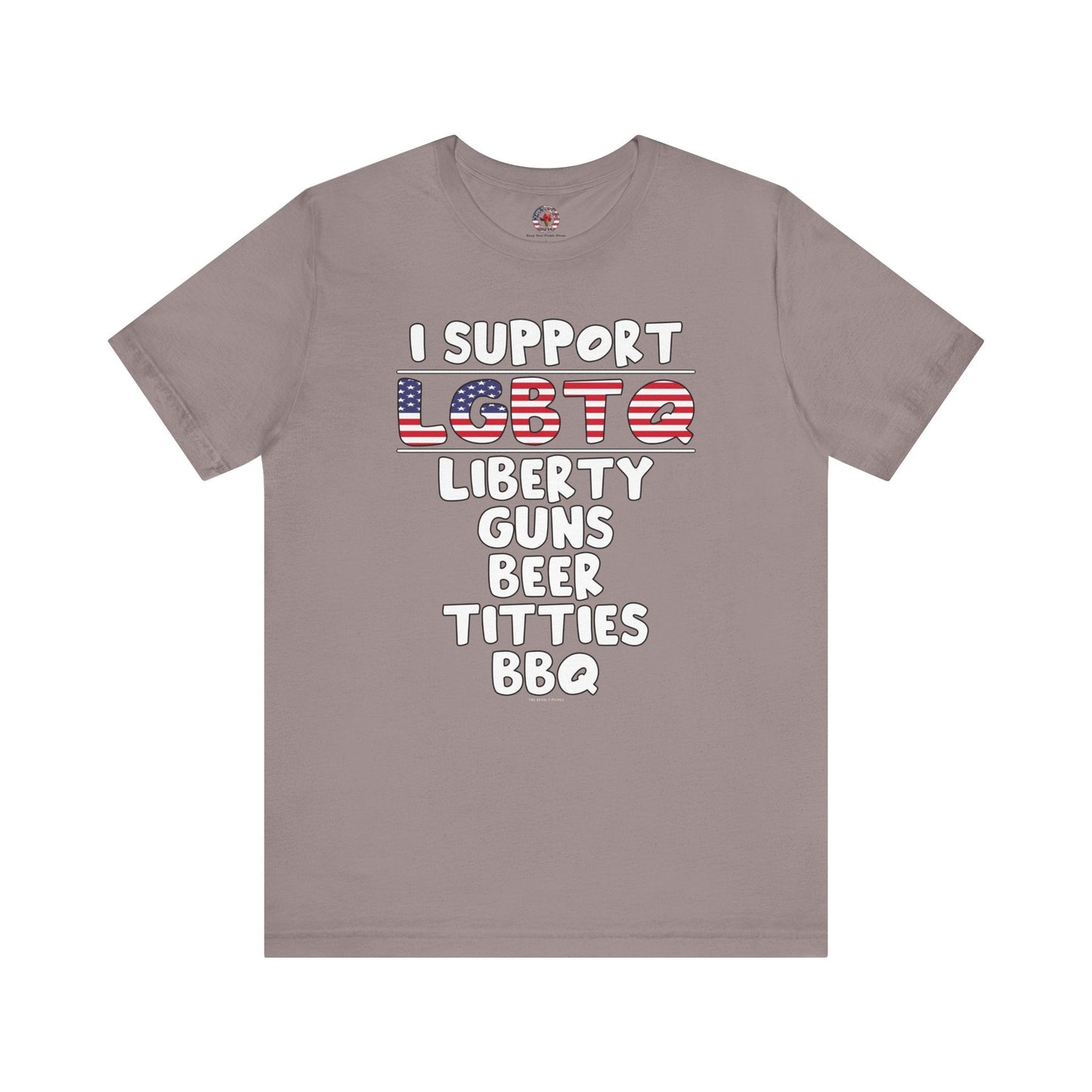 I Support LGBTQ T-Shirt The Devil's Pickle