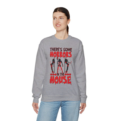 There's Some Horrors In The House Crewneck Sweatshirt The Devil's Pickle