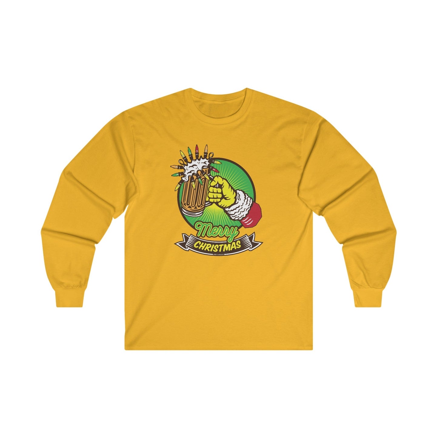 Merry Christmas Beer Long Sleeve Tee The Devil's Pickle