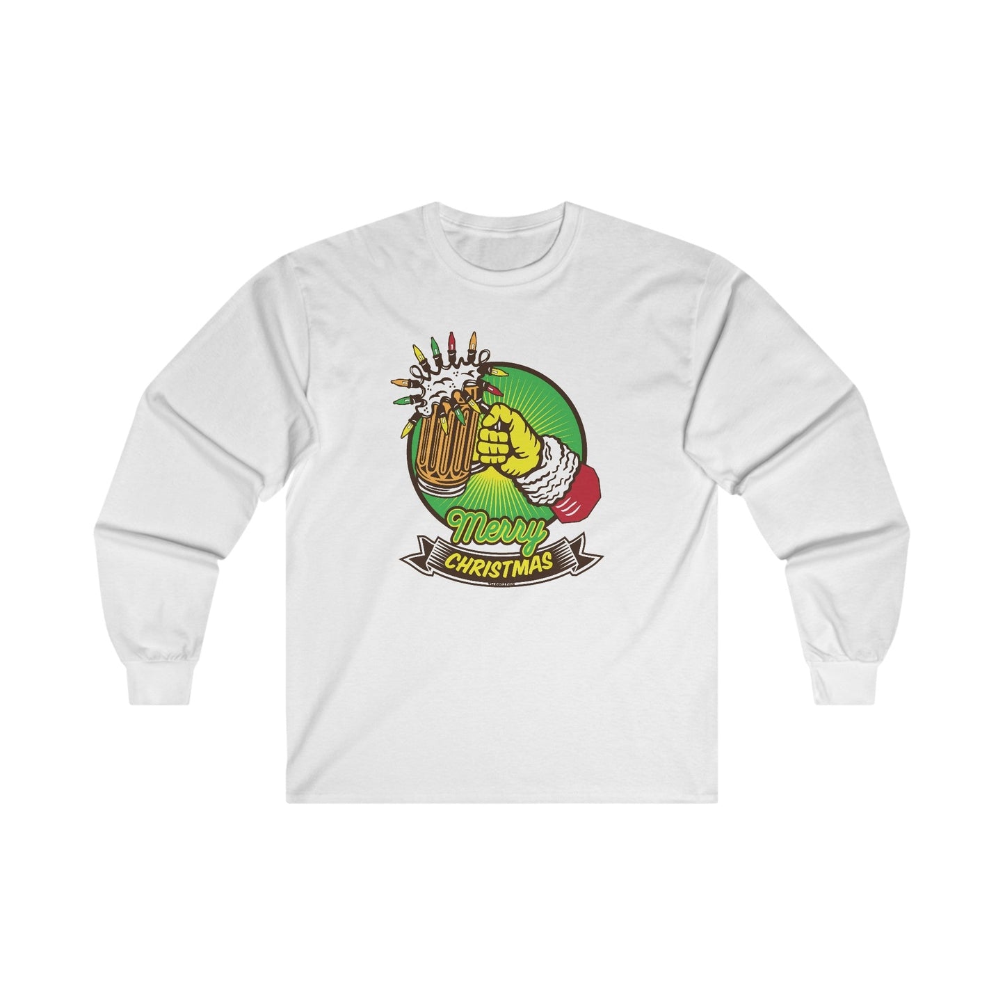 Merry Christmas Beer Long Sleeve Tee The Devil's Pickle