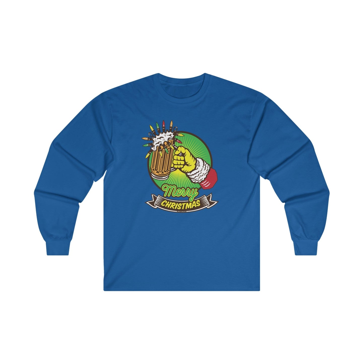 Merry Christmas Beer Long Sleeve Tee The Devil's Pickle