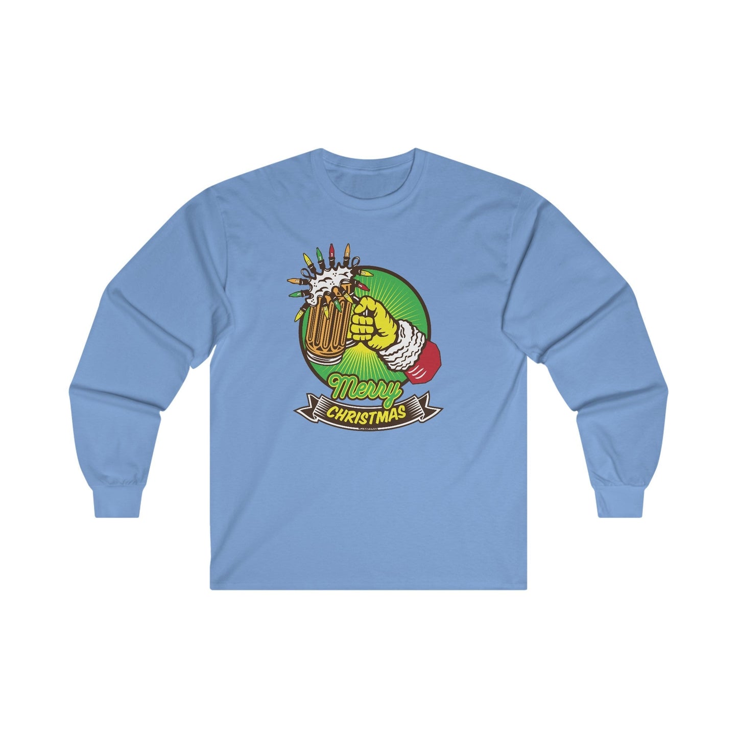 Merry Christmas Beer Long Sleeve Tee The Devil's Pickle