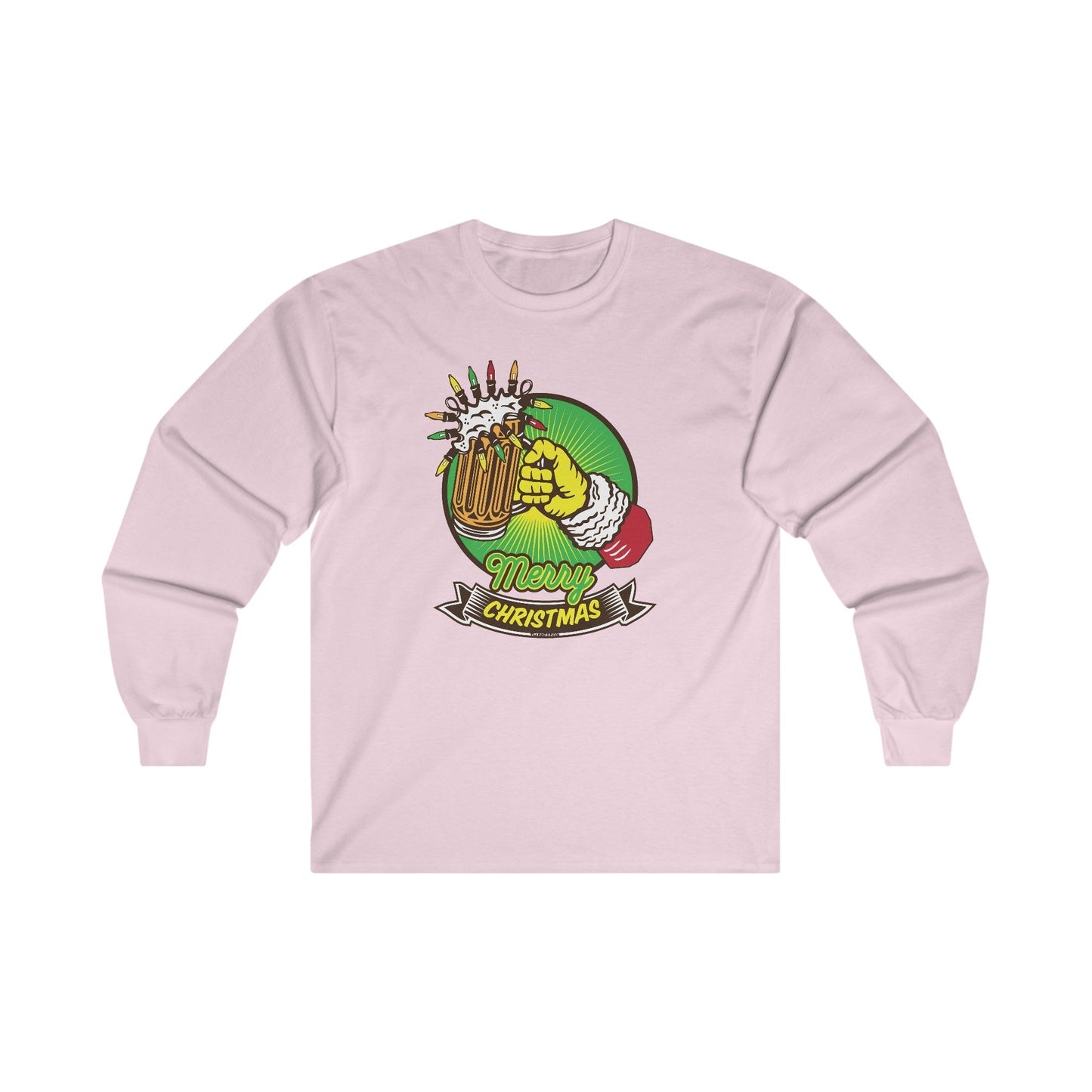 Merry Christmas Beer Long Sleeve Tee The Devil's Pickle