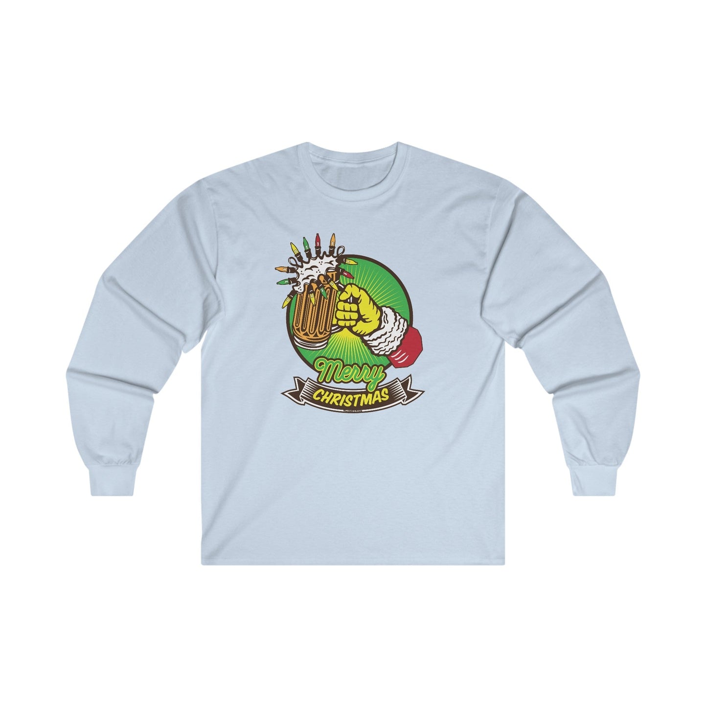 Merry Christmas Beer Long Sleeve Tee The Devil's Pickle