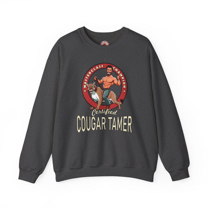 Certified Cougar Tamer Crewneck Sweatshirt The Devil's Pickle