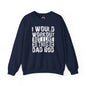 I Would Workout But I Like This Dad Bod Crewneck Sweatshirt The Devil's Pickle
