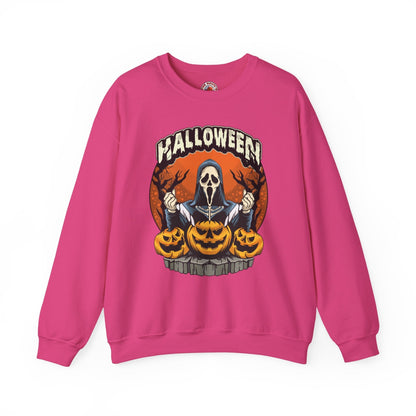 Screamer Killer Ghost Halloween Crewneck Sweatshirt The Devil's Pickle
