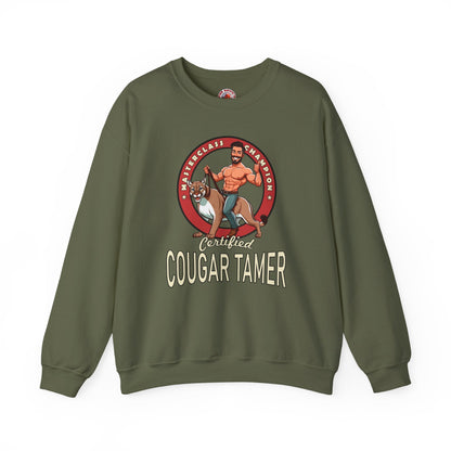 Certified Cougar Tamer Crewneck Sweatshirt The Devil's Pickle