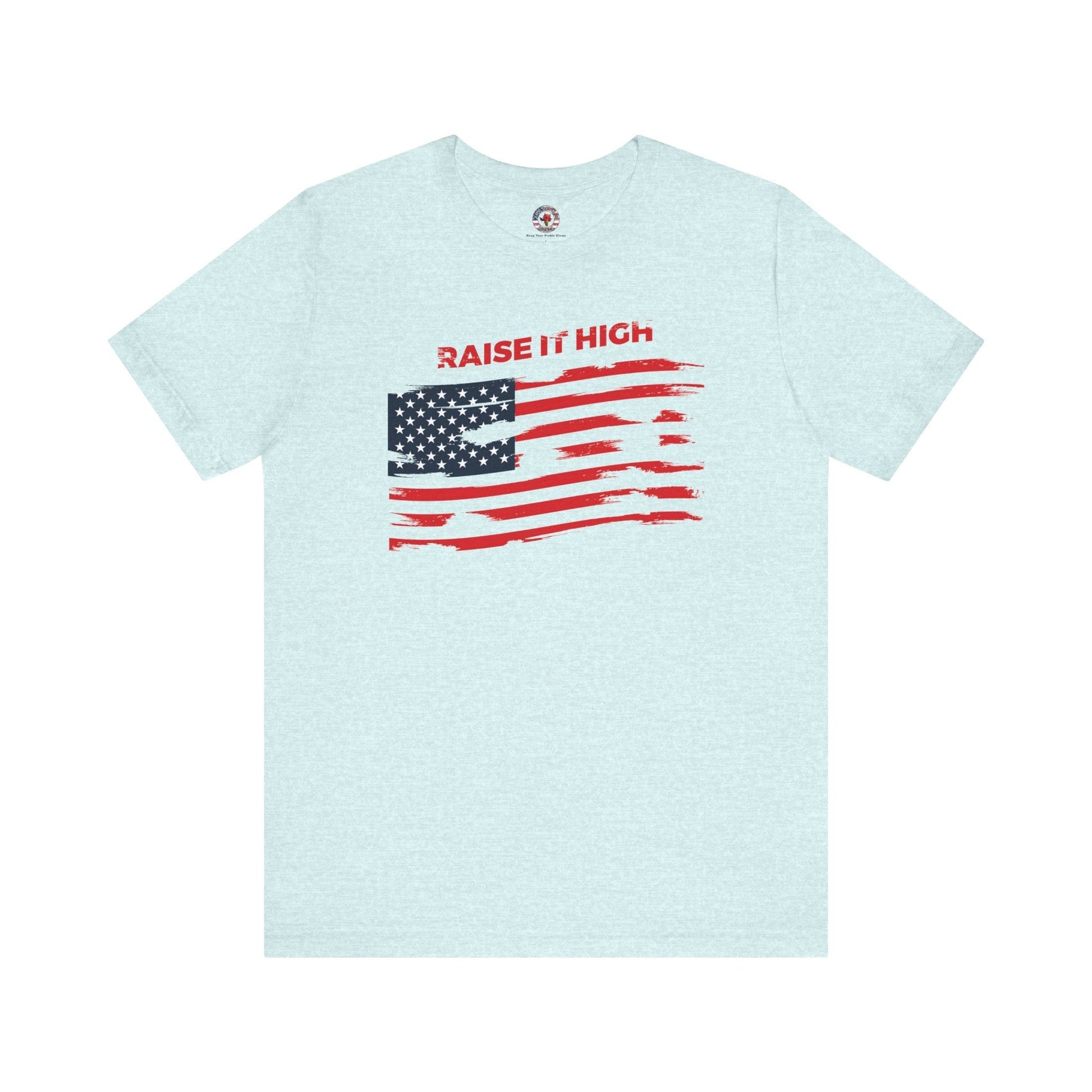 Raise It High American Flag T-Shirt The Devil's Pickle