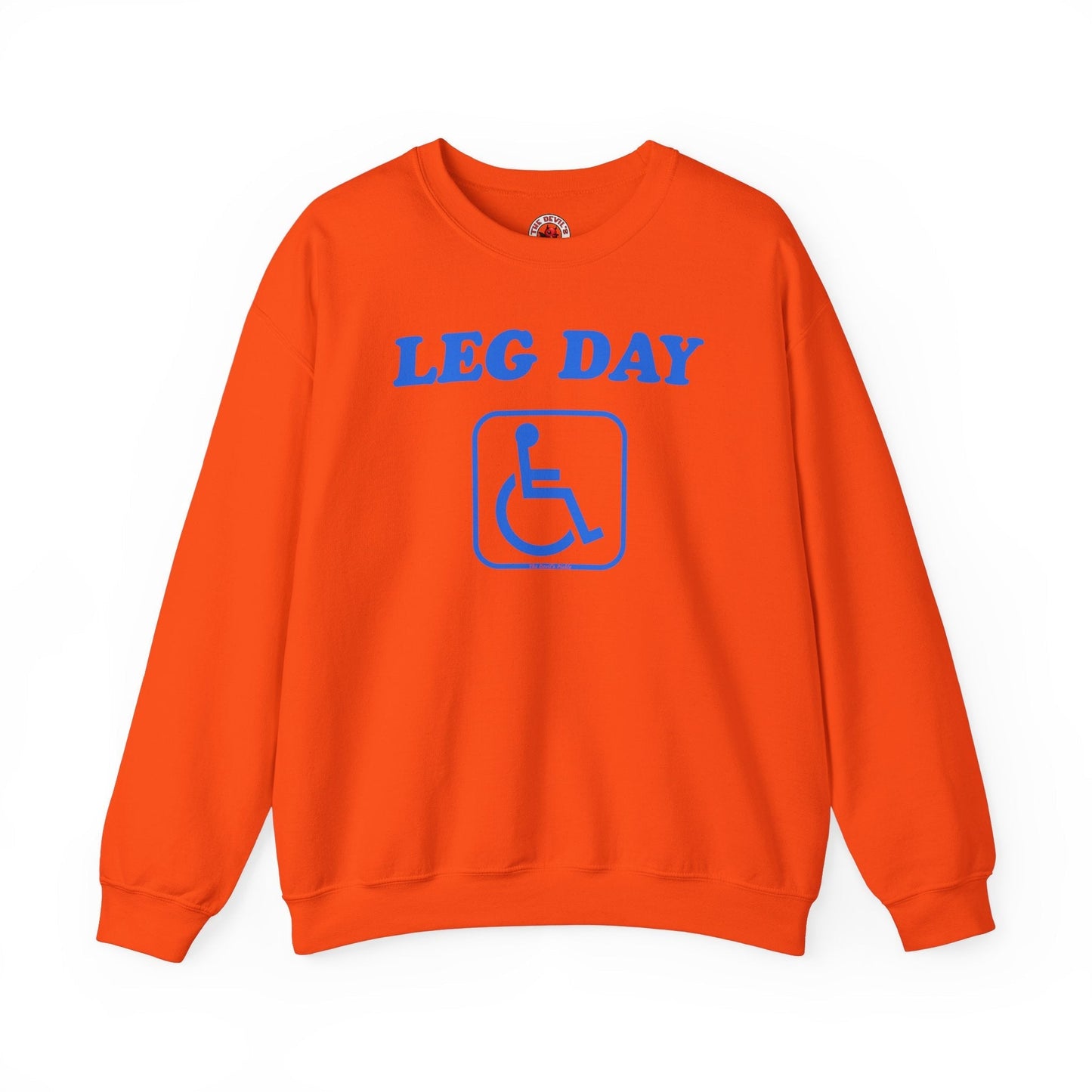 Leg Day Handicap Crewneck Sweatshirt The Devil's Pickle