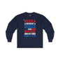 Merica Drinkin Booze And Refusin To Lose Long Sleeve Tee The Devil's Pickle