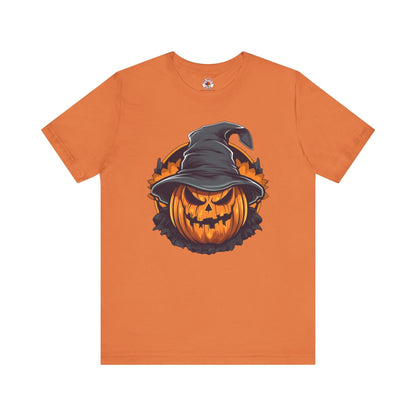 Scary Witch Pumpkin Halloween T-Shirt The Devil's Pickle