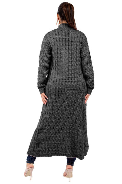 WOMEN FASHION LONG MAXI SWEATER CARDIGAN BY CLAUDE